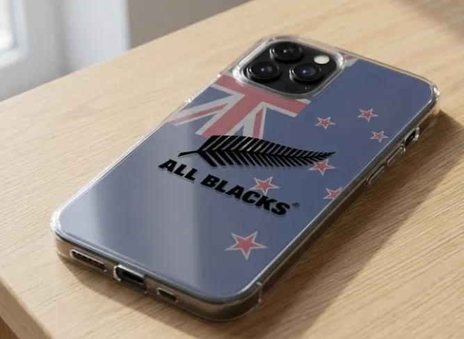 Apple iPhone All Models Case from iPhone 7 to 17 pro max with New Zealand flag print